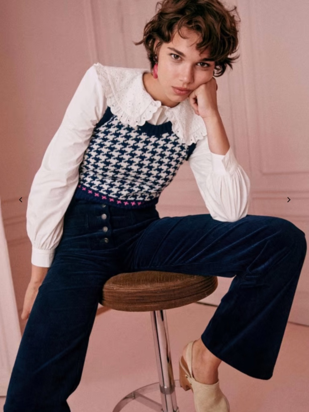 NWT SEZANE Alexia Shirt - Ecru US 2/ EU 34